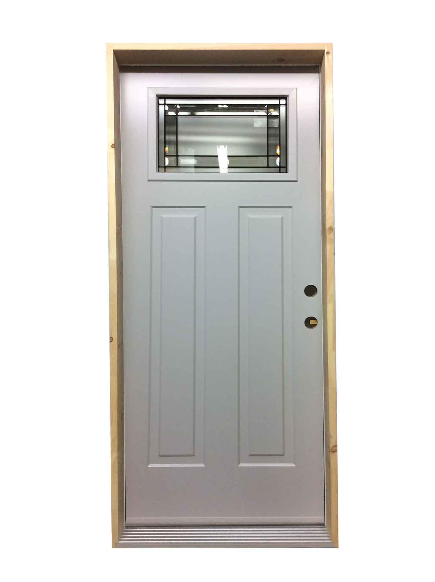 1148PSM Porte d'acier 34"G Blanche Winchester 22x14