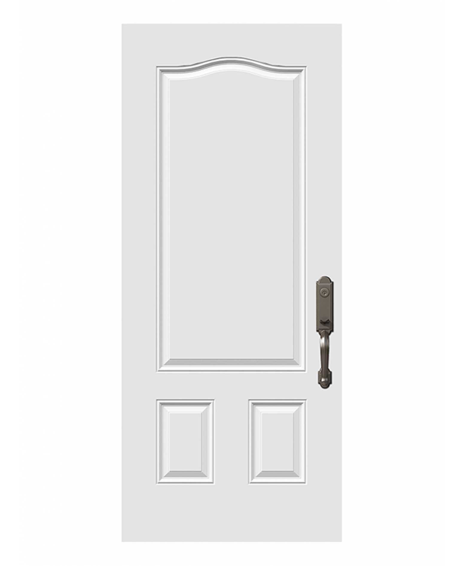 Porte d'acier 3 panneaux tête gendarme