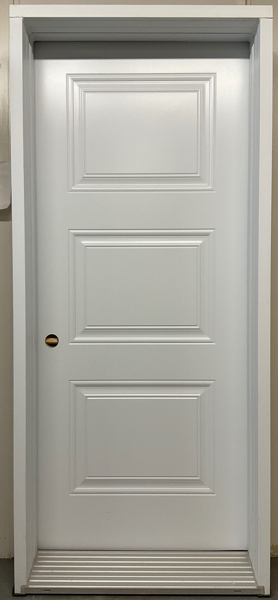 1445PA Porte d'acier 34"D Blanche Sydney bosse intérieur