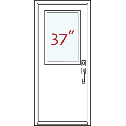 Verre décoratif 37"